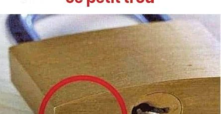 Mystere resolu pourquoi les cadenas ont ils un petit trou